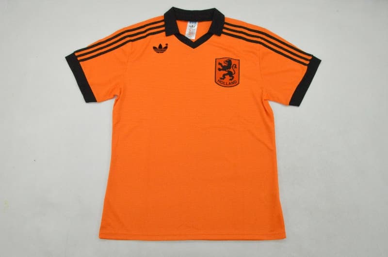 AAA(Thailand) Netherlands 1980 Home Retro Soccer Jersey