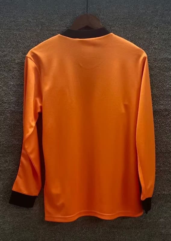 AAA(Thailand) Netherlands 1980 Home Retro Long Sleeve Soccer Jersey