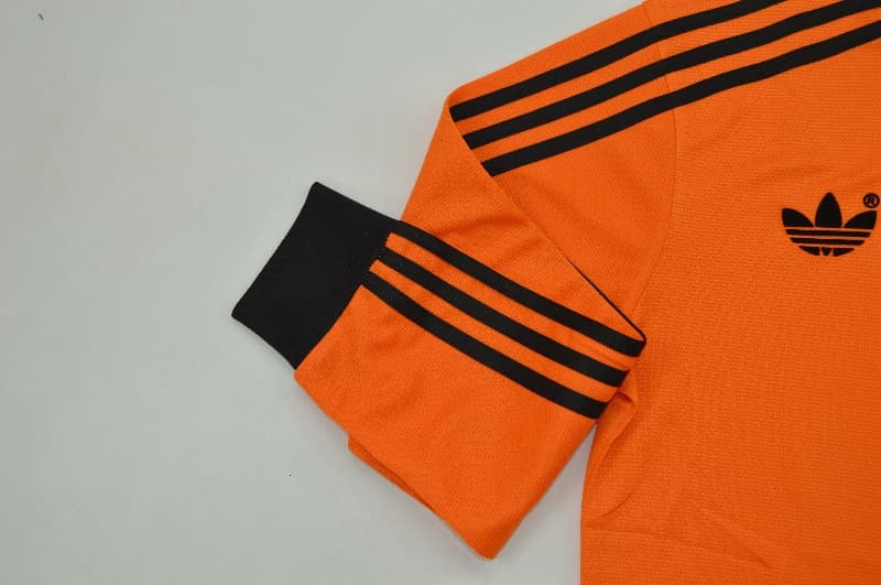 AAA(Thailand) Netherlands 1980 Home Retro Long Sleeve Soccer Jersey