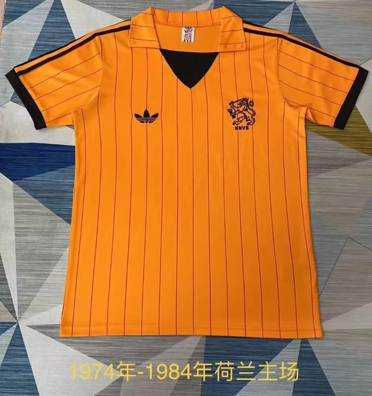AAA(Thailand) Netherlands 1984 Home Retro Soccer Jersey