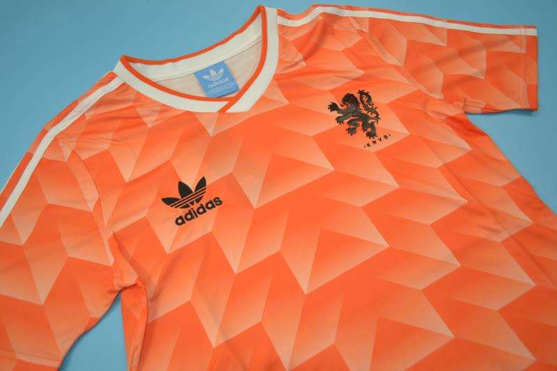 AAA(Thailand) Netherlands 1988 Home Retro Soccer Jersey