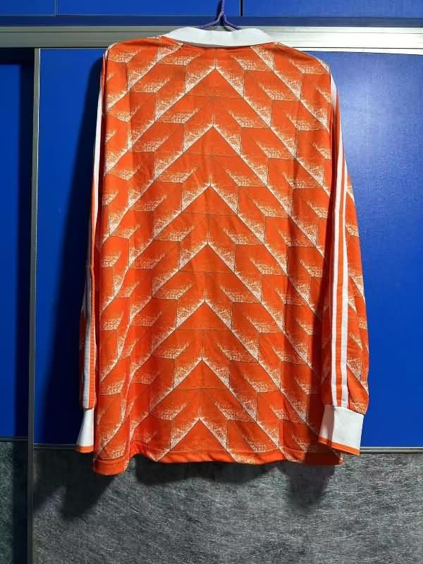 AAA(Thailand) Netherlands 1988 Home Retro Long Sleeve Soccer Jersey