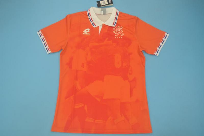 AAA(Thailand) Netherlands 1996 Home Retro Soccer Jersey
