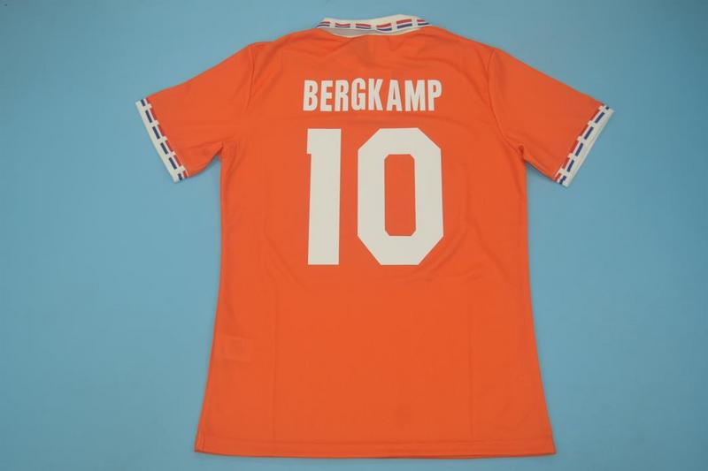 AAA(Thailand) Netherlands 1996 Home Retro Soccer Jersey