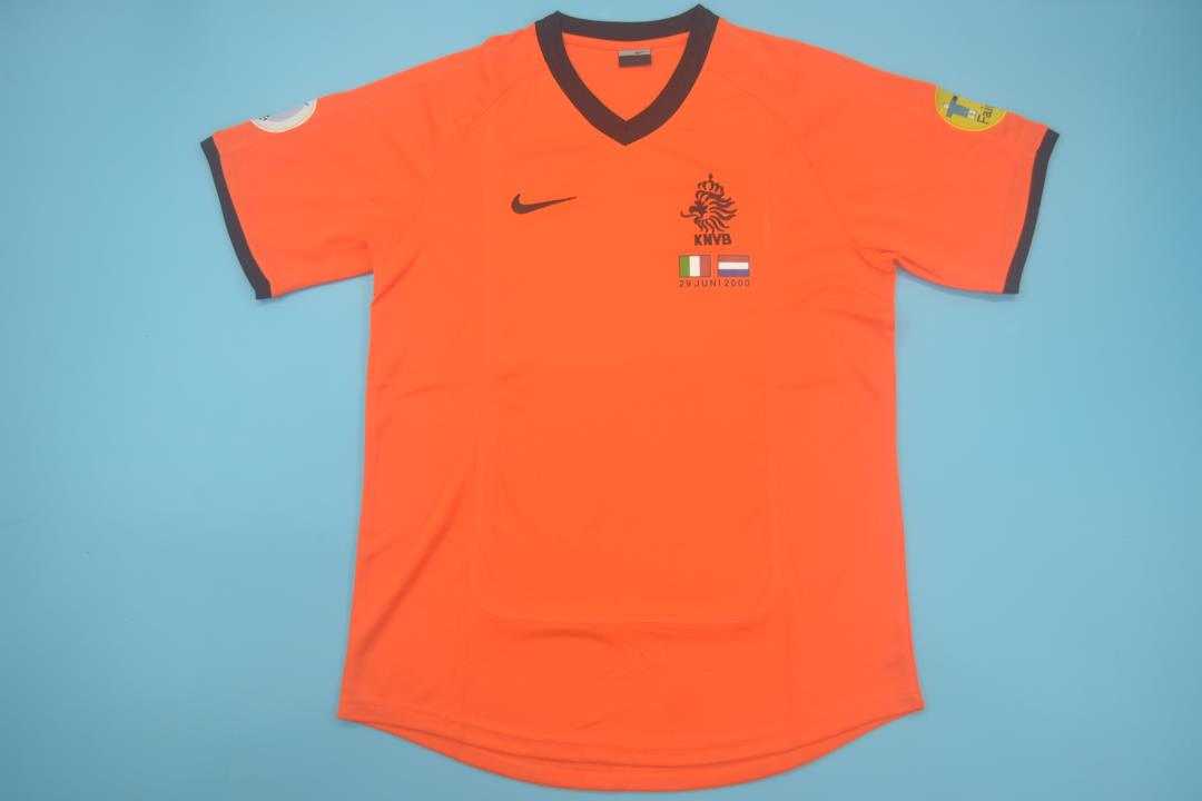 AAA(Thailand) Netherlands 2000 Home Retro Soccer Jersey