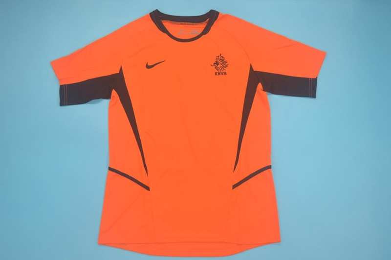 AAA(Thailand) Netherlands 2002 Home Retro Soccer Jersey