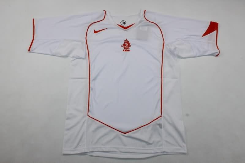 AAA(Thailand) Netherlands 2004 Away Retro Soccer Jersey