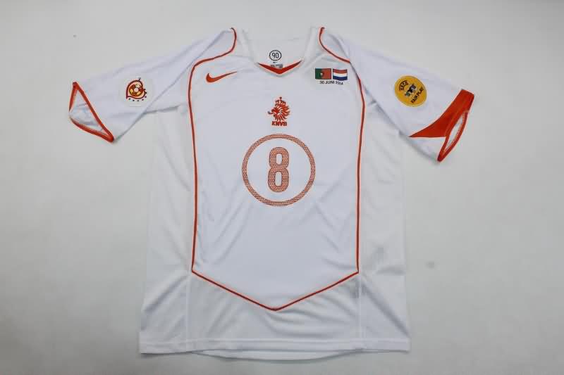 AAA(Thailand) Netherlands 2004 Away Retro Soccer Jersey