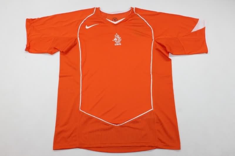 AAA(Thailand) Netherlands 2004 Home Retro Soccer Jersey