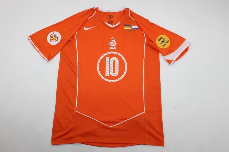 AAA(Thailand) Netherlands 2004 Home Retro Soccer Jersey