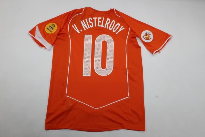 AAA(Thailand) Netherlands 2004 Home Retro Soccer Jersey