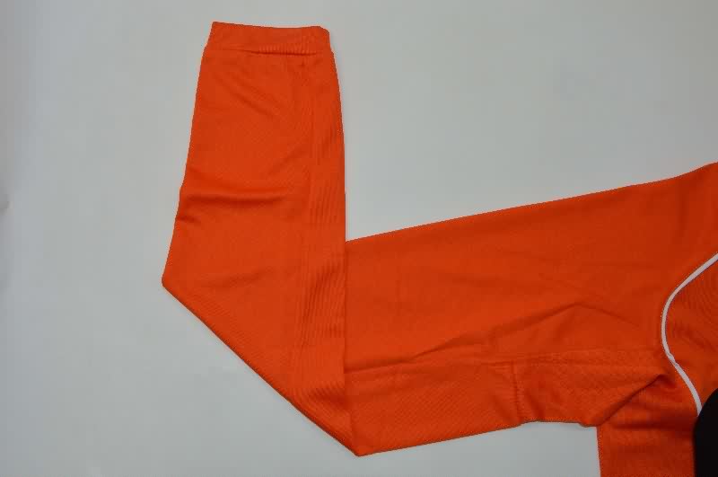 AAA(Thailand) Netherlands 2004 Home Retro Long Sleeve Soccer Jersey