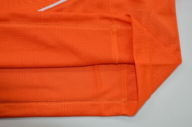 AAA(Thailand) Netherlands 2004 Home Retro Long Sleeve Soccer Jersey
