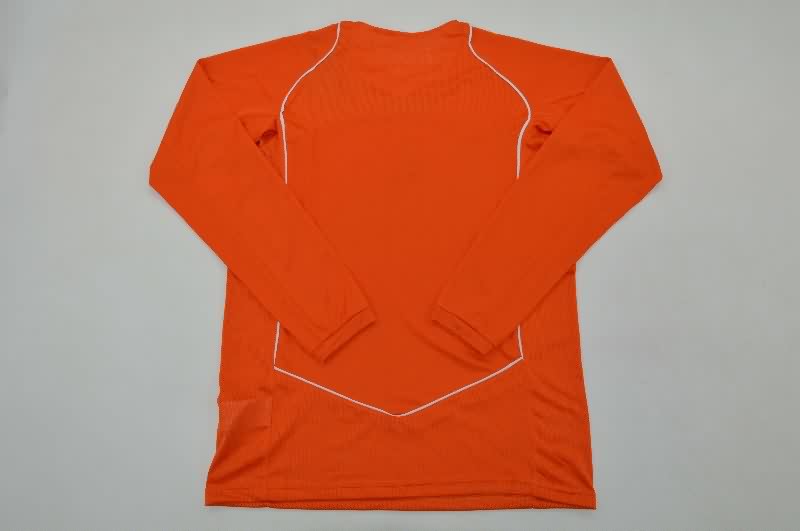 AAA(Thailand) Netherlands 2004 Home Retro Long Sleeve Soccer Jersey