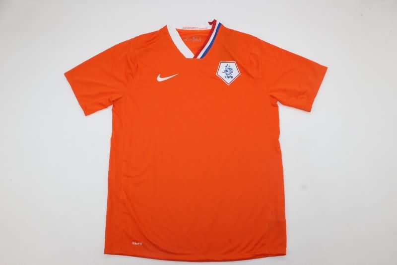 AAA(Thailand) Netherlands 2008 Home Retro Soccer Jersey