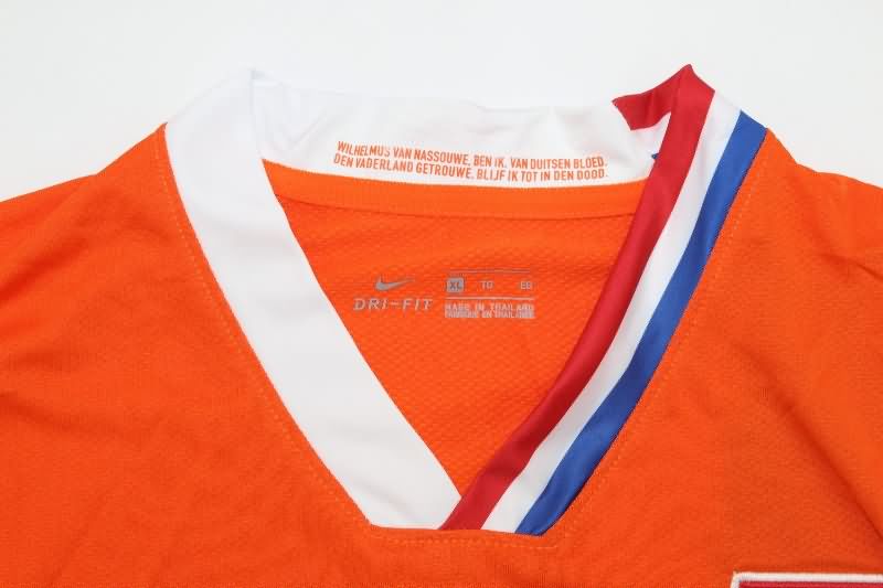 AAA(Thailand) Netherlands 2008 Home Retro Soccer Jersey