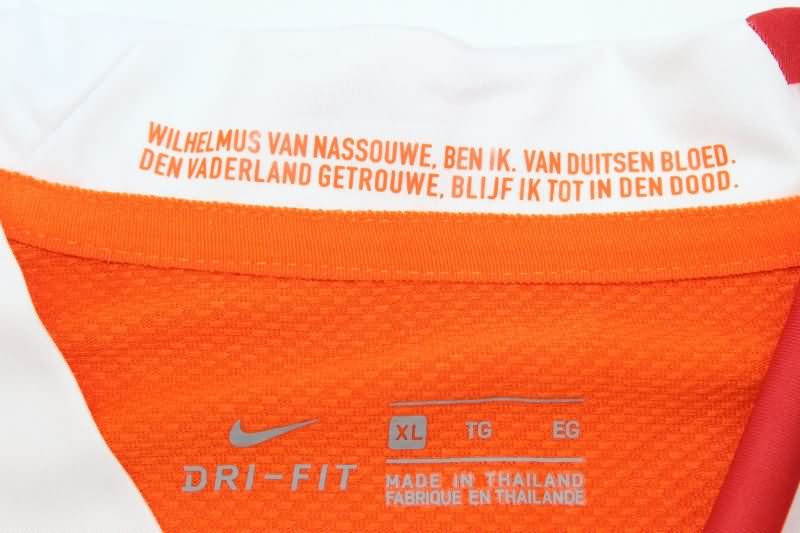 AAA(Thailand) Netherlands 2008 Home Retro Soccer Jersey