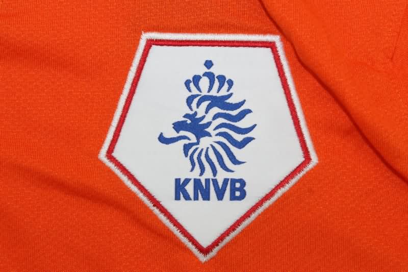 AAA(Thailand) Netherlands 2008 Home Retro Soccer Jersey