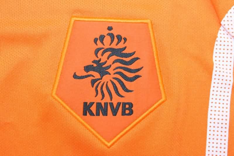 AAA(Thailand) Netherlands 2010 Home Retro Soccer Jersey