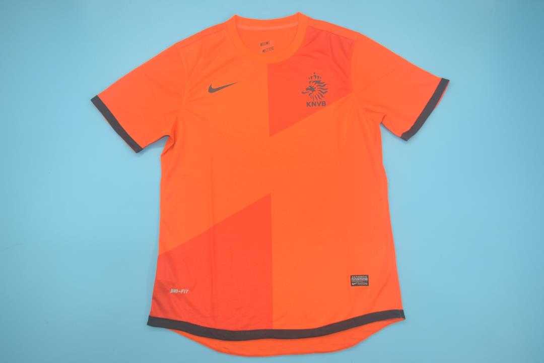 AAA(Thailand) Netherlands 2012 Home Retro Soccer Jersey