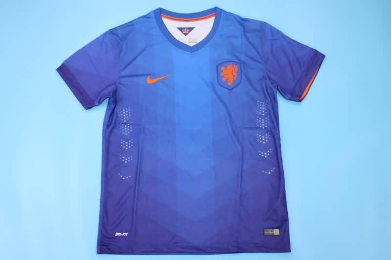 AAA(Thailand) Netherlands 2014 Away Retro Soccer Jersey