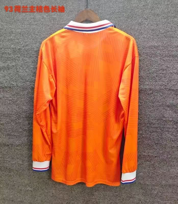 AAA(Thailand) Netherlands 1991/93 Home Retro Long Sleeve Soccer Jersey