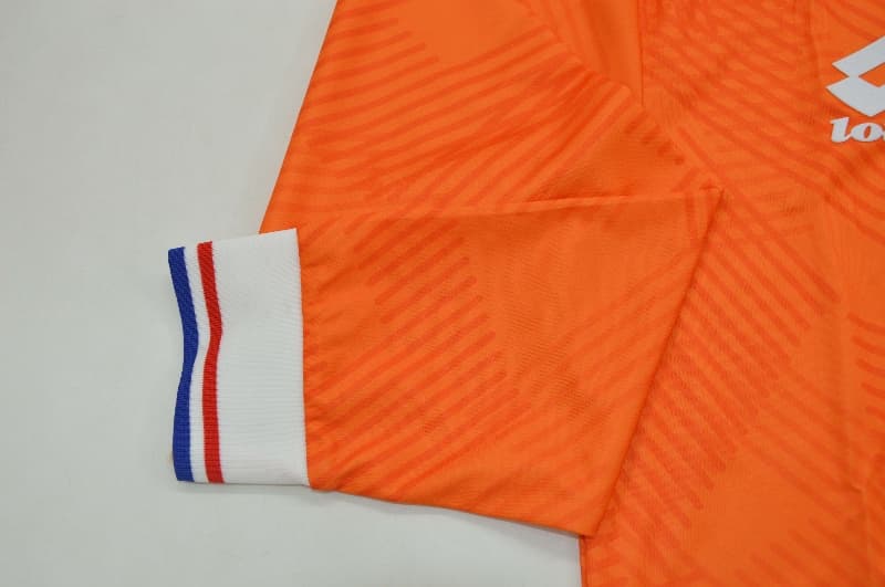 AAA(Thailand) Netherlands 1991/93 Home Retro Long Sleeve Soccer Jersey