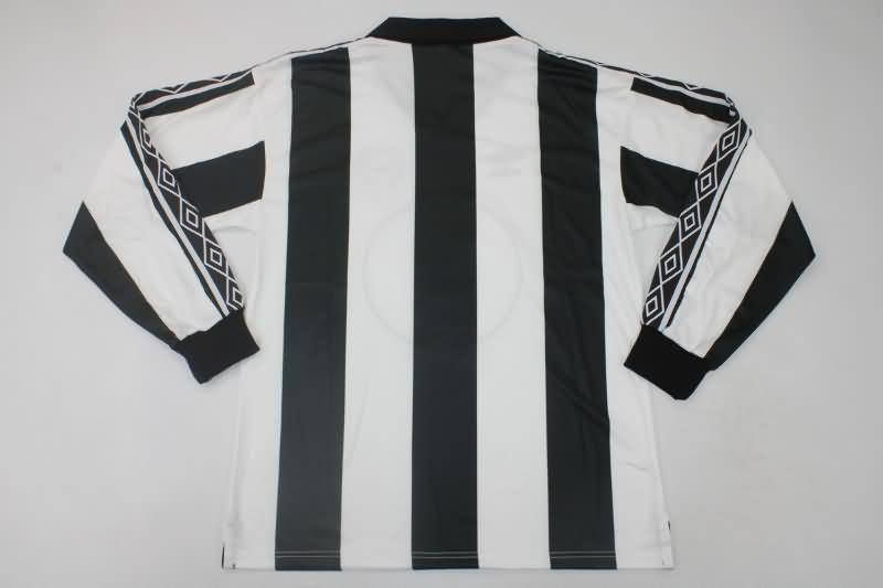AAA(Thailand) Newcastle United 1980/82 Home Long Sleeve Retro Soccer Jersey