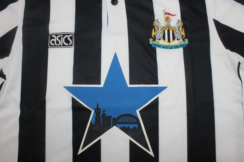 AAA(Thailand) Newcastle United 1993/95 Home Retro Soccer Jersey