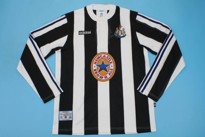 AAA(Thailand) Newcastle United 1995/97 Home Retro Soccer Jersey(L/S)