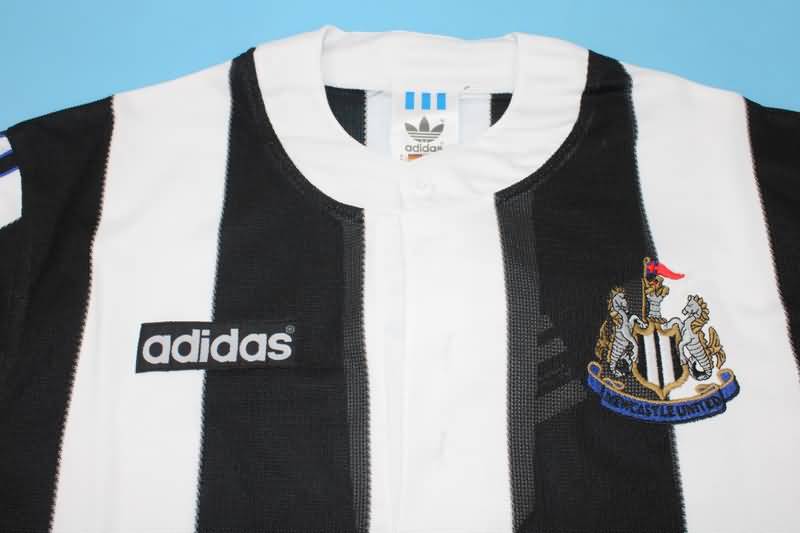 AAA(Thailand) Newcastle United 1995/97 Home Retro Soccer Jersey(L/S)