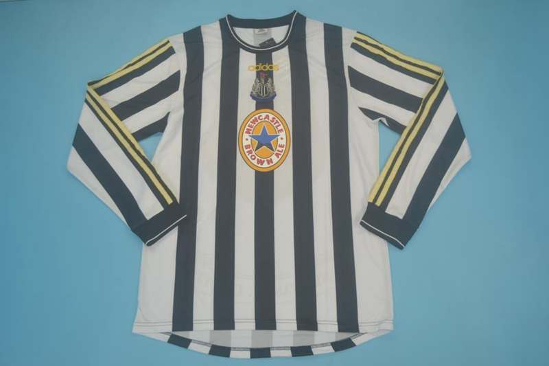 AAA(Thailand) Newcastle United 1997/99 Home Retro Jersey(L/S)