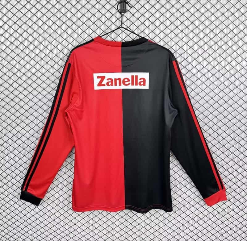 AAA(Thailand) Newells Old Boy 1991/93 Home Retro Long Sleeve Soccer Jersey