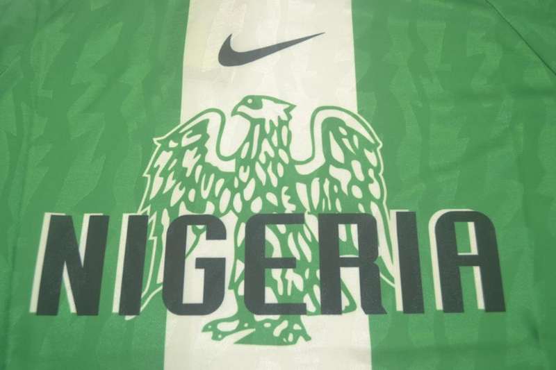 AAA(Thailand) Nigeria 1996 Home Retro Soccer Jersey