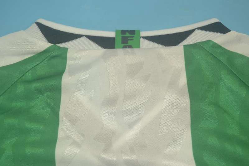 AAA(Thailand) Nigeria 1996 Home Retro Soccer Jersey