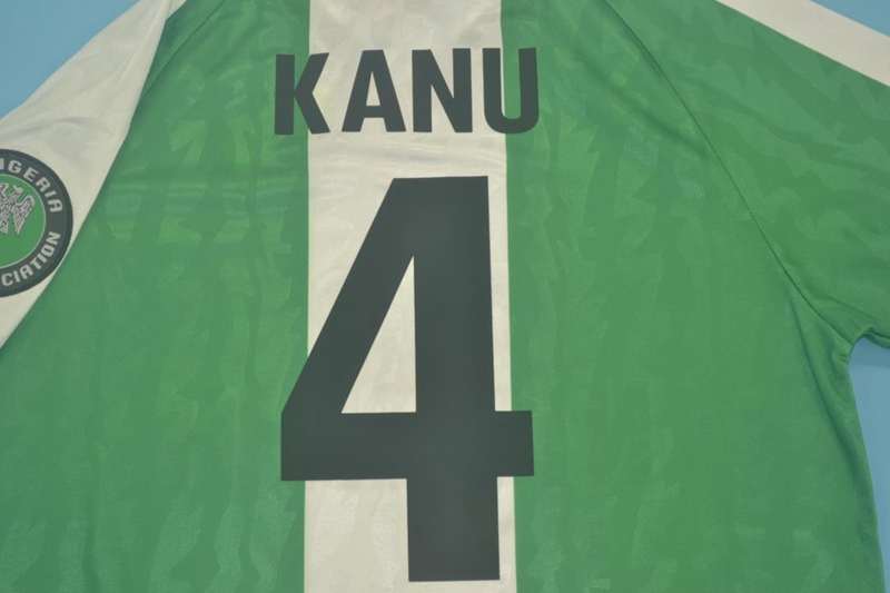 AAA(Thailand) Nigeria 1996 Home Retro Soccer Jersey