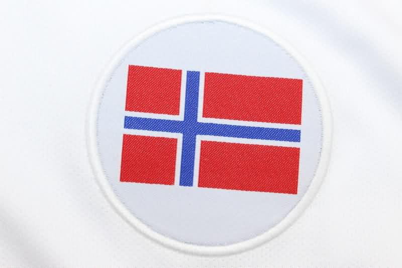 AAA(Thailand) 19984 Norway Retro Away Soccer Jersey