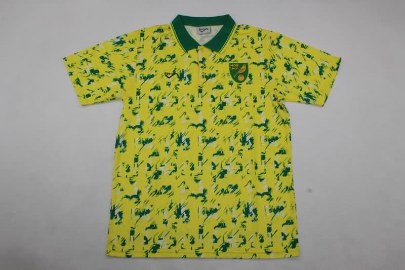 AAA(Thailand) Norwich 1992/94 Home Retro Soccer Jersey
