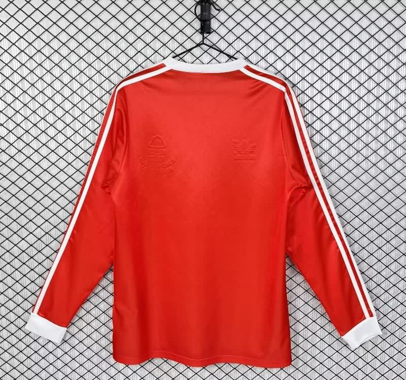AAA(Thailand) Nottingham Forest 1979 Home Retro Long Sleeve Soccer Jersey