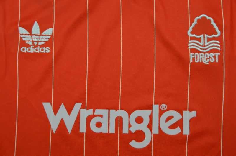 AAA(Thailand) Nottingham Forest 1982/84 Home Retro Long Sleeve Soccer Jersey