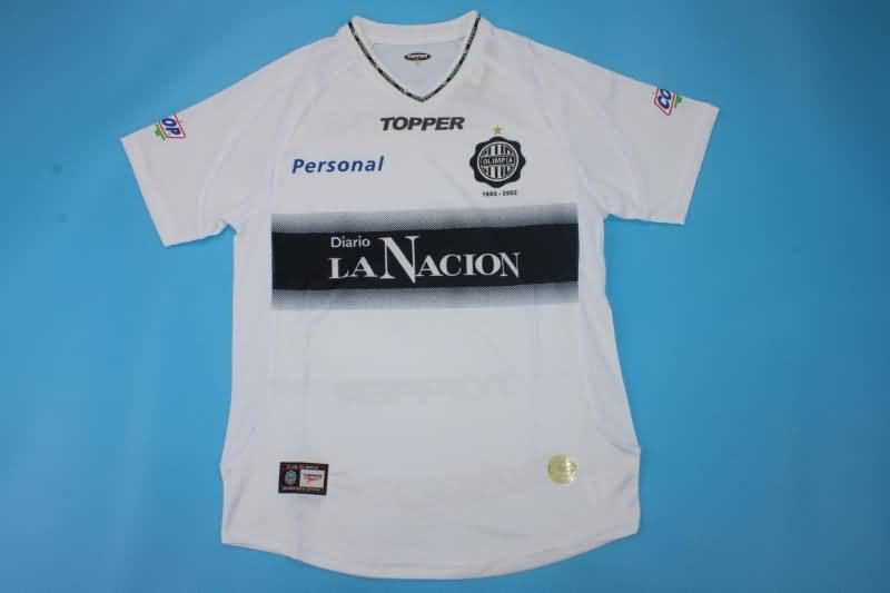 AAA(Thailand) Olimpia 2002 Home Retro Soccer Jersey