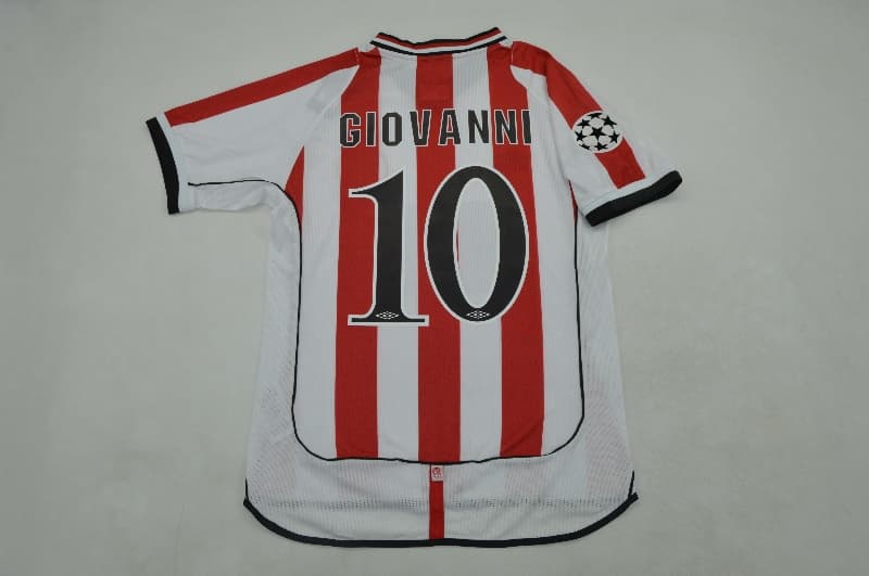 AAA(Thailand) Olympiacos 2001/02 Home Retro Soccer Jersey