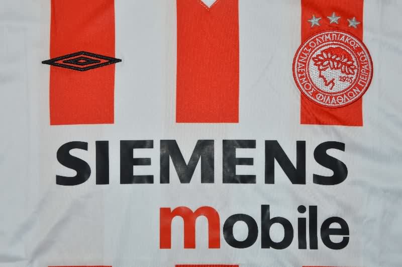 AAA(Thailand) Olympiacos 2004/05 Home Retro Soccer Jersey