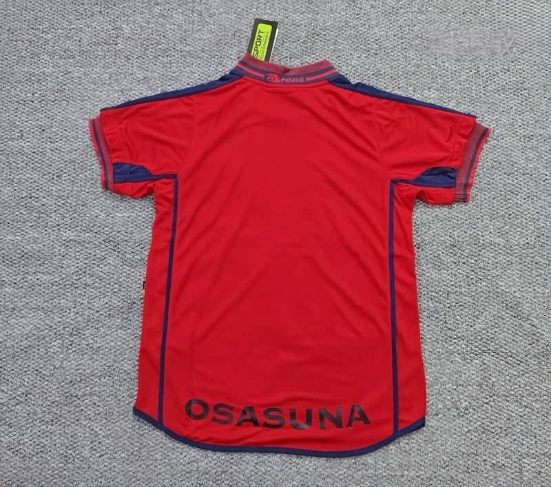 AAA(Thailand) Osasuna 2000/01 Home Retro Soccer Jersey