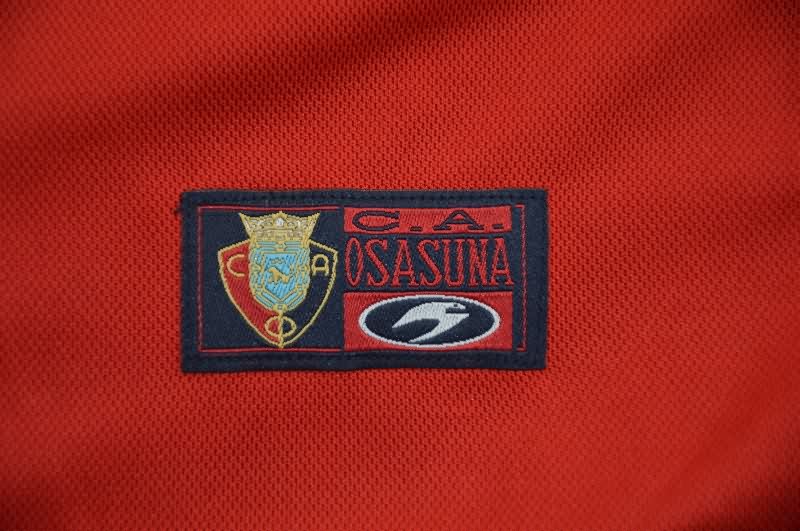 AAA(Thailand) Osasuna 2000/01 Home Retro Soccer Jersey