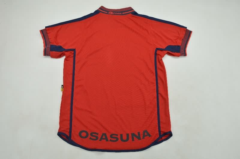 AAA(Thailand) Osasuna 2000/01 Home Retro Soccer Jersey