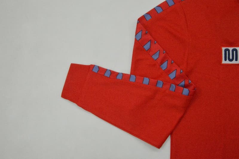 AAA(Thailand) Osasuna 1983/84 Home Retro Long Sleeve Soccer Jersey