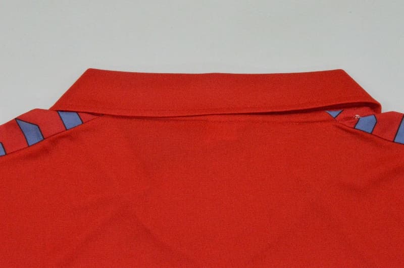 AAA(Thailand) Osasuna 1983/84 Home Retro Long Sleeve Soccer Jersey