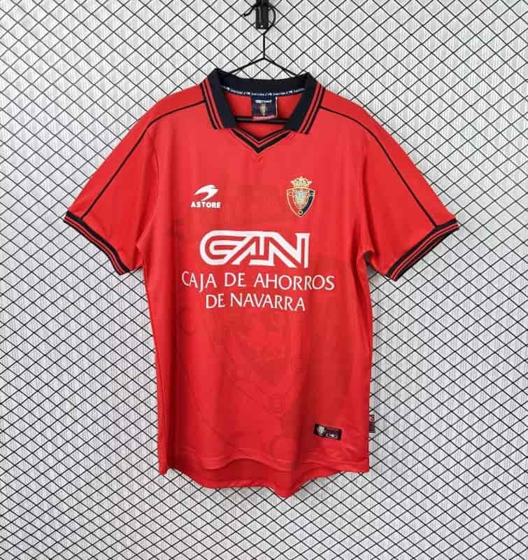 AAA(Thailand) Osasuna 1998/99 Home Retro Soccer Jersey