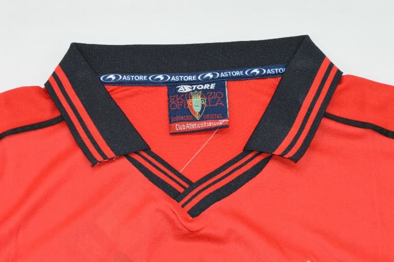 AAA(Thailand) Osasuna 1998/99 Home Retro Soccer Jersey